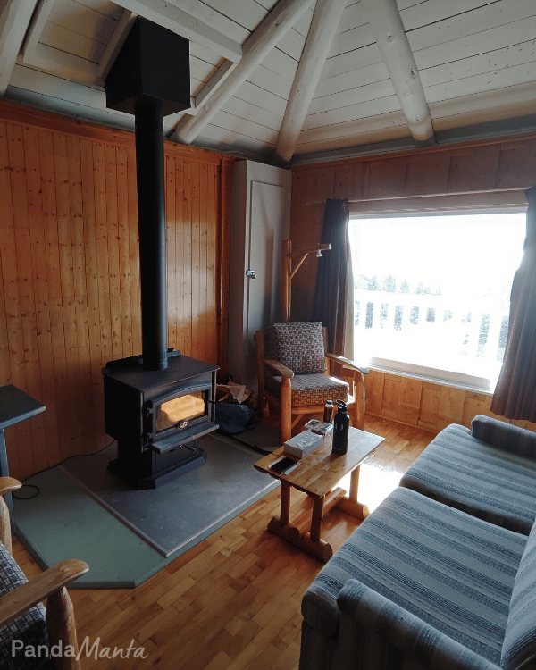 Intérieur de chalet à Percé - Itinéraire Québec, Canada - PandaManta - Blog voyage