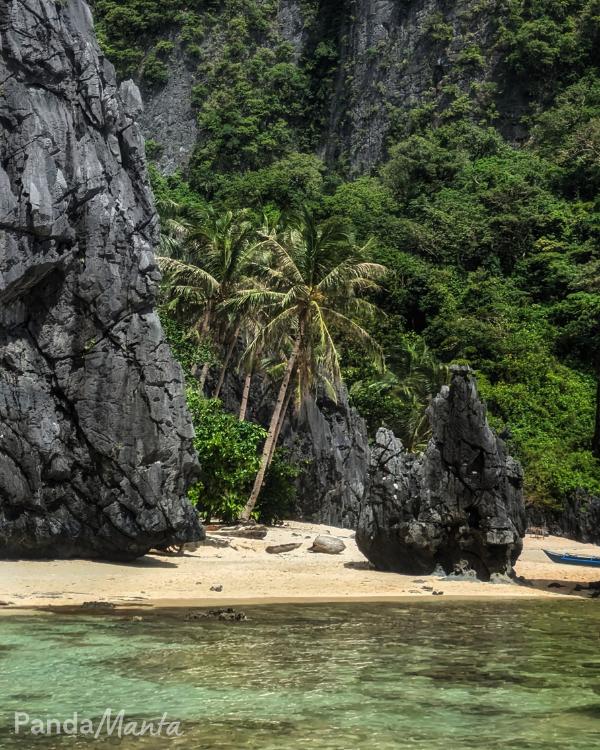 Secret beach en island hopping à El Nido, Palawan, Philippines