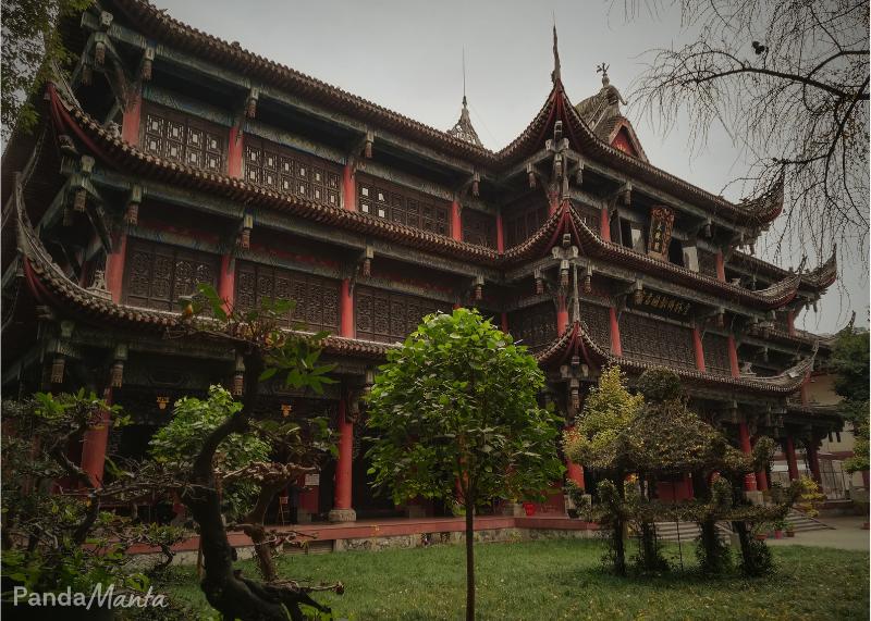 Monastère de Wenshu à Chengdu en Chine