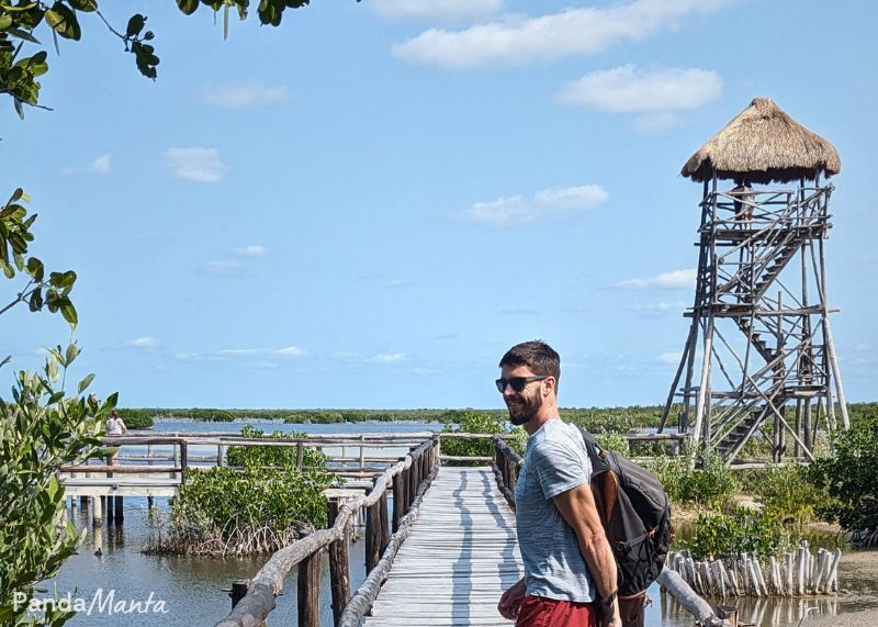 Balade dans le parc Punta Sur à Isla Cozumel