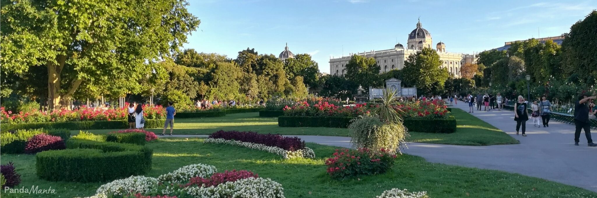 Parc au cœur de Vienne en Autriche