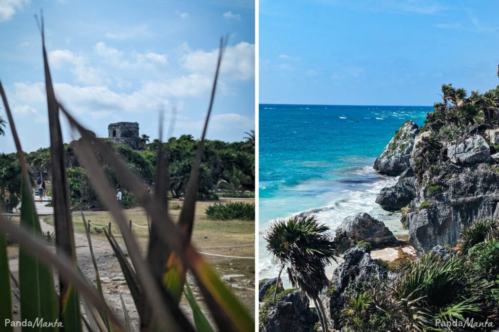 Ruines de Tulum, entre plages et végétation