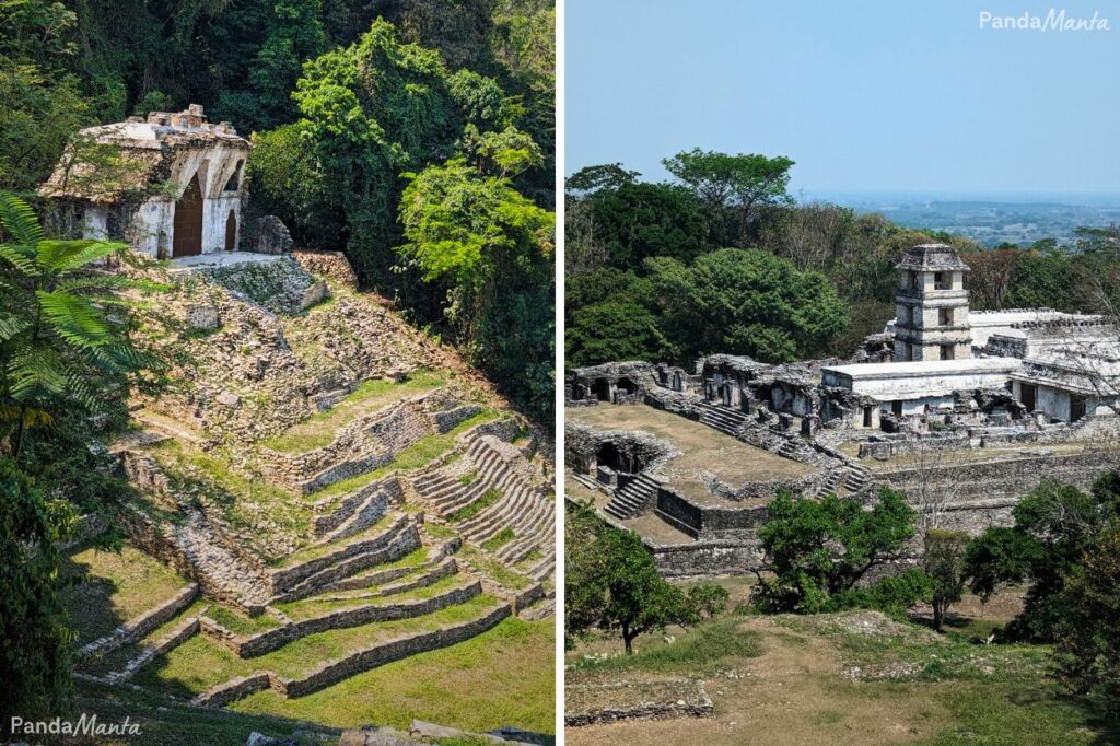 one archéologique de Palenque au Mexique et ses nombreuses ruines