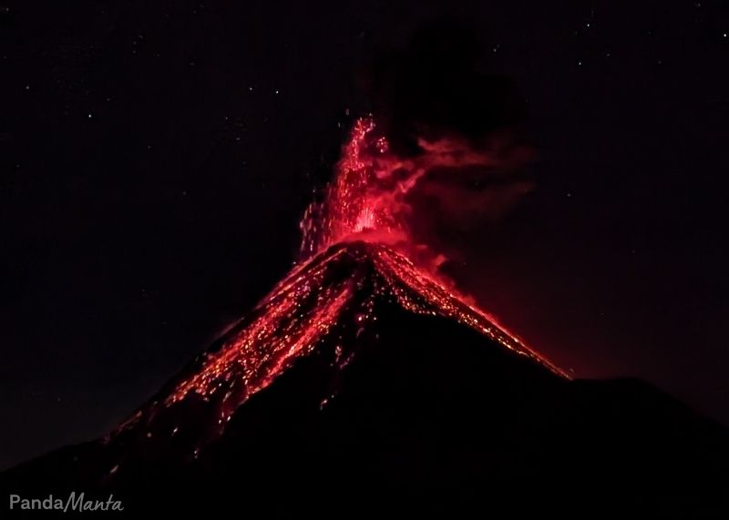 Volcan en éruption au Guatemala - Pandamanta - Blog voyage
