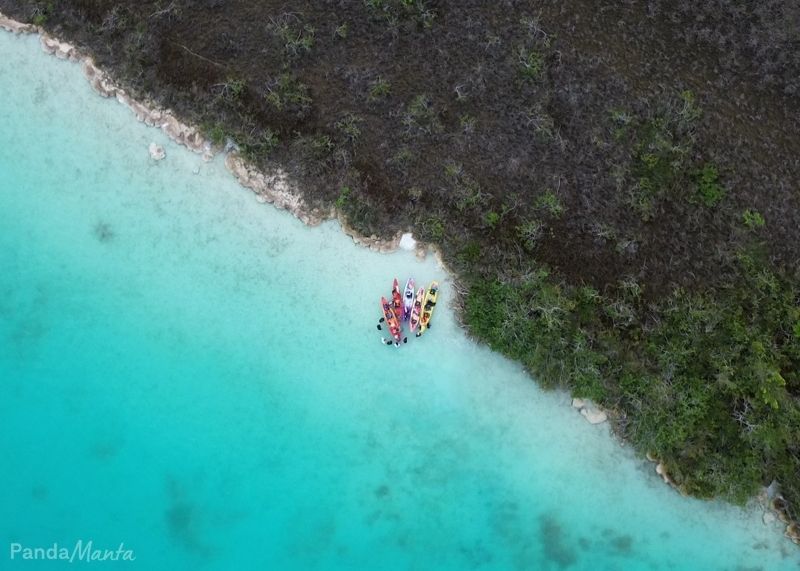 3 semaines au Mexique - Lagune de Bacalar - Pandamanta - Blog voyage