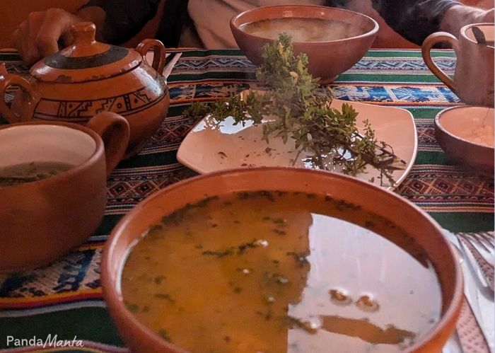 Nourriture sur Amantani - PandaManta - Blog voyage