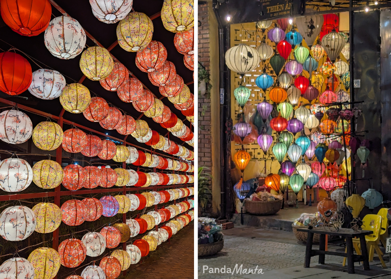 Lanternes à Hoi An - PandaManta - Blog voyage