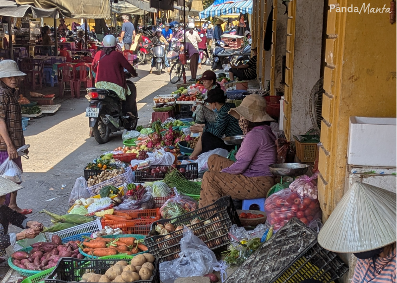 Marché de Hoi An - PandaManta - Blog voyage