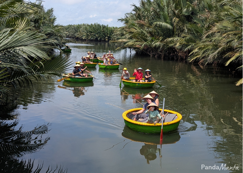Basketboat près de Hoi An - PandaManta - Blog voyage